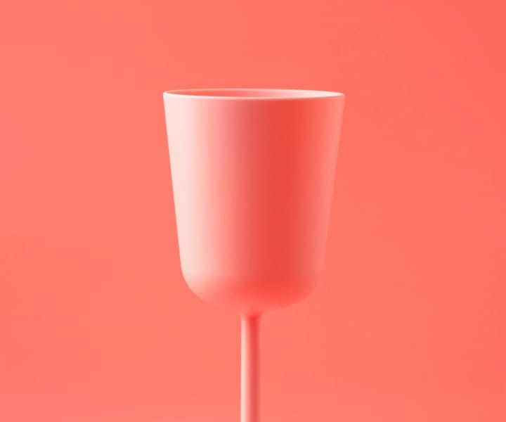 cup red background red